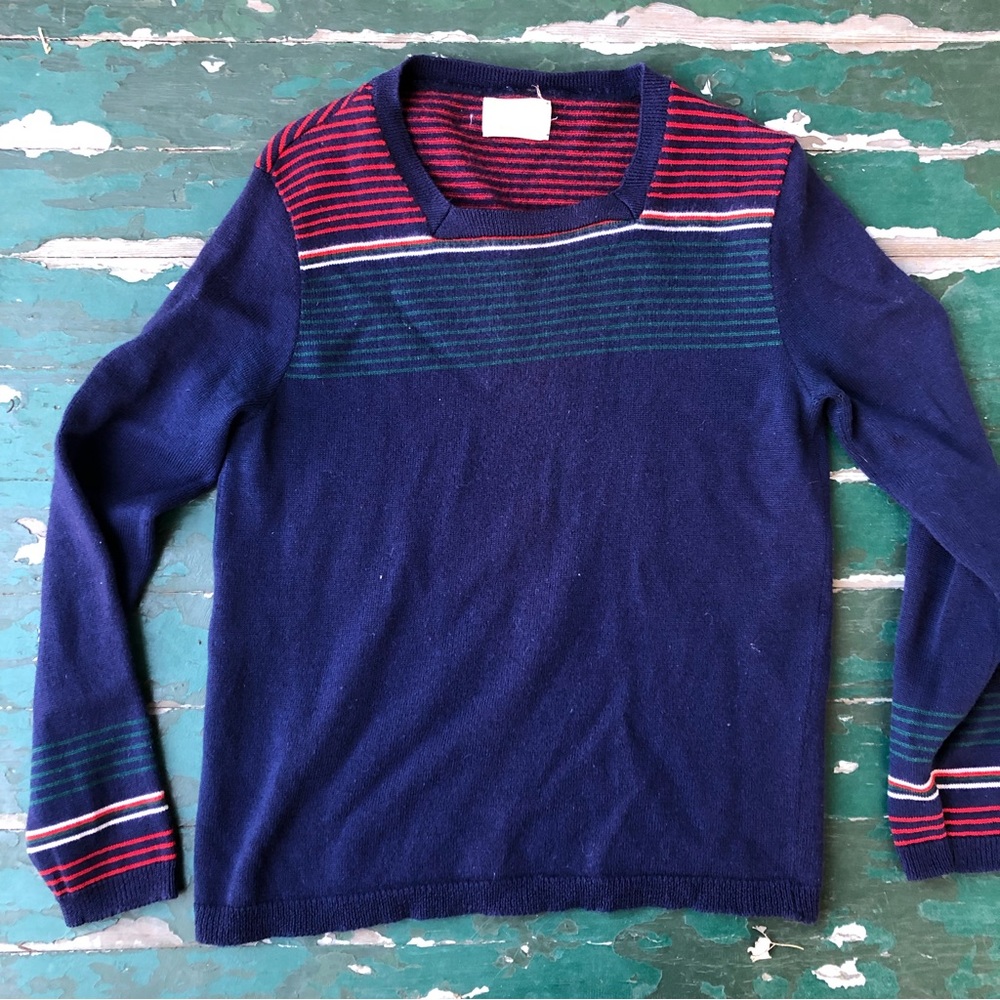 Vintage Pendleton square neck sweater